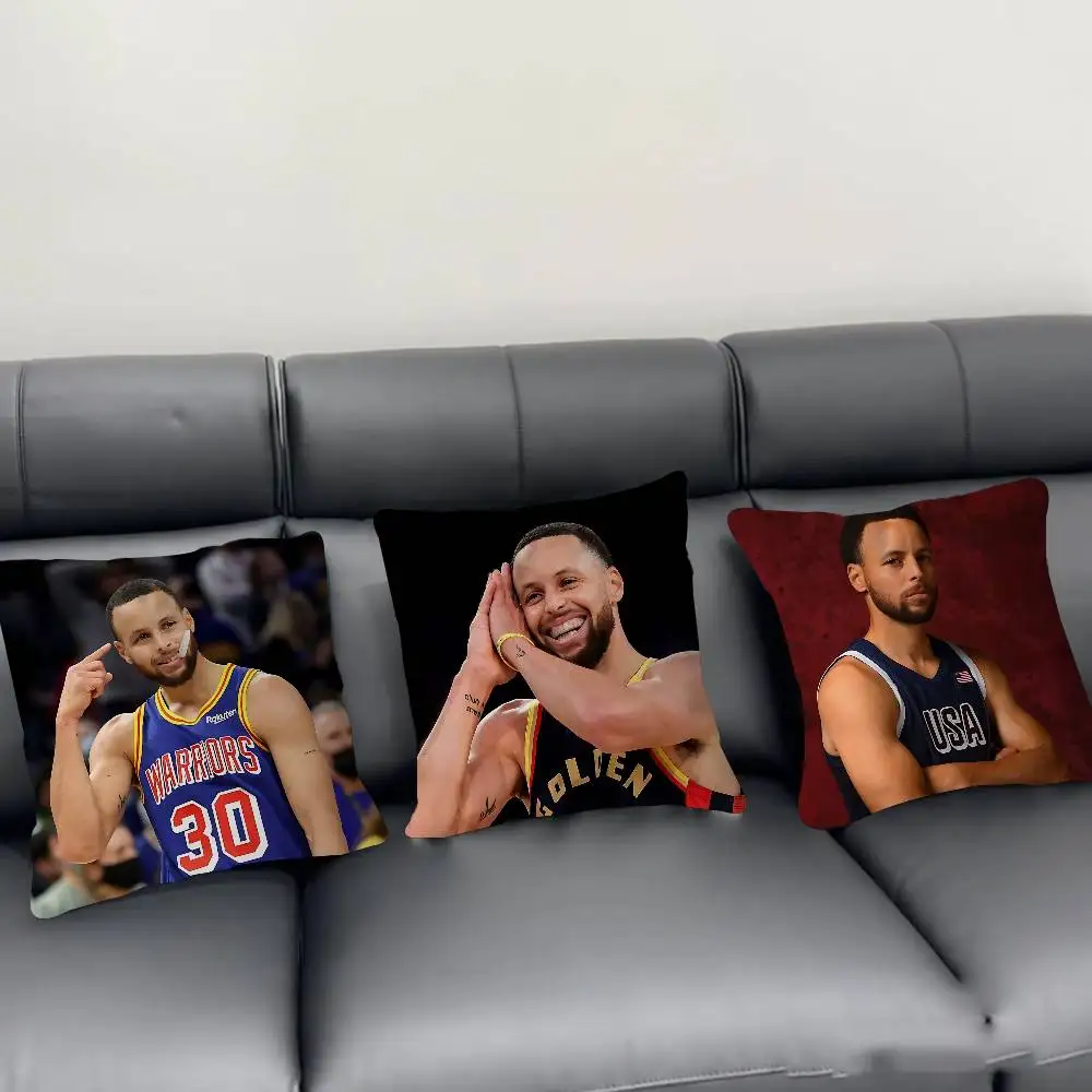 

Basketball S-Stephen-Curry Pillow Cover Design Cushion Cover Decor Holiday Decorati
