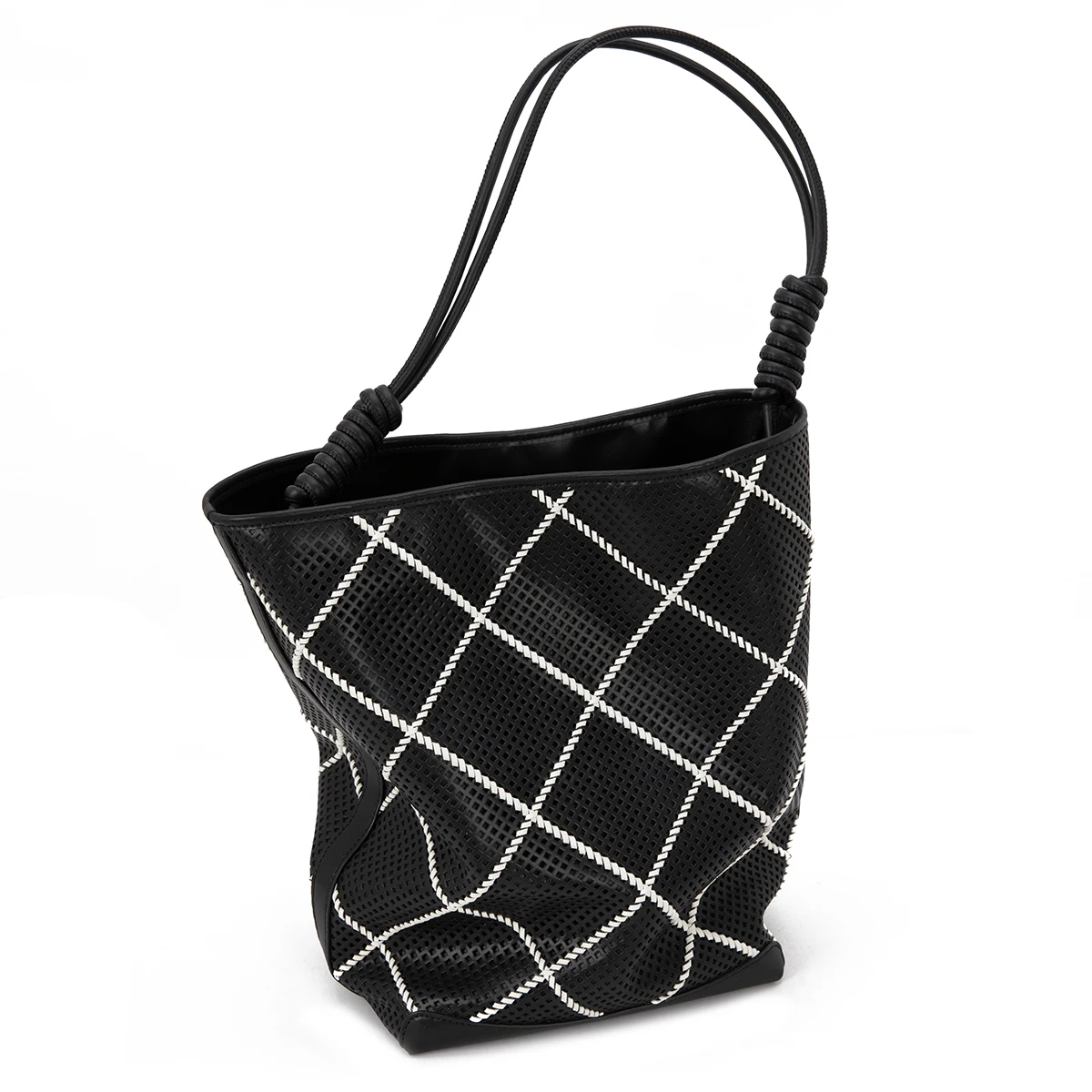 VENOF Cowhide Single Shoulder Bucket Bag 100% Soft Cowhide Large Capacity Women\'s Shopping Bag Female Tote Bag Ladies Bag Brand