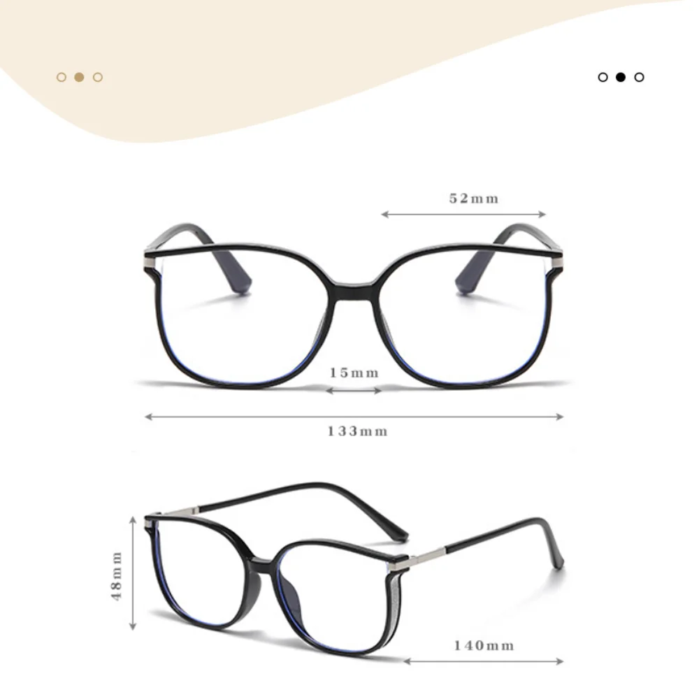 Luxury Far Sight Blue Light Blocking For Women Reading Glasses Computer Eyewear New Trendy Cat Eye Eyeglasses For Women Men