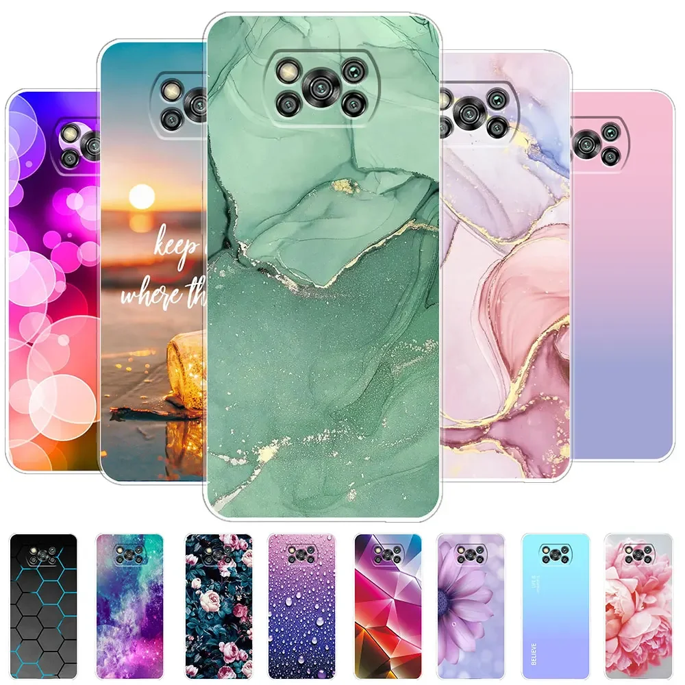 Case For Xiaomi POCO X3 NFC Case Xiaomi POCO X3 Pro Clear Phone Cover For Xiaomi POCO X3 NFC Transparent Soft Silicone Fundas