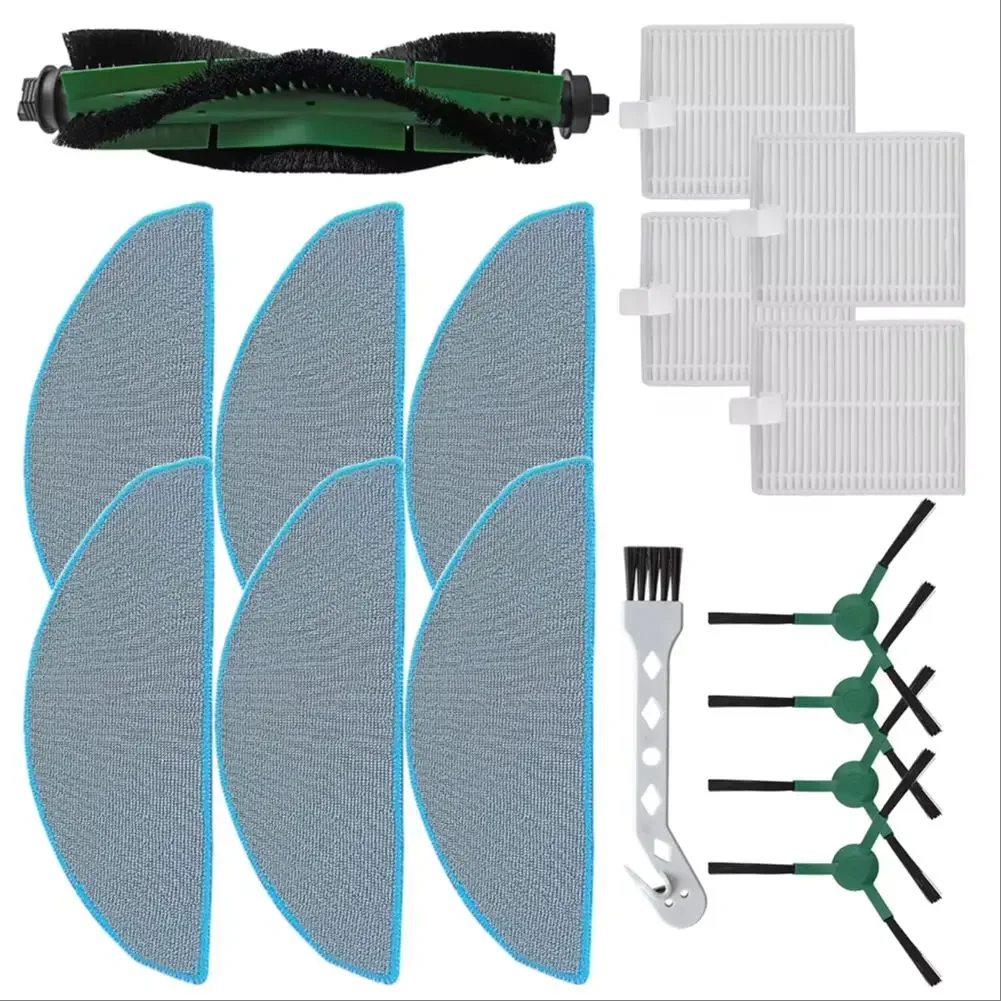 16 Pcs /set Main Brush Mop Cloth Side Brush Filter Kits For Roomba For Combo Essential Y0140 Y0110 Vacuum Cleaner Accessories