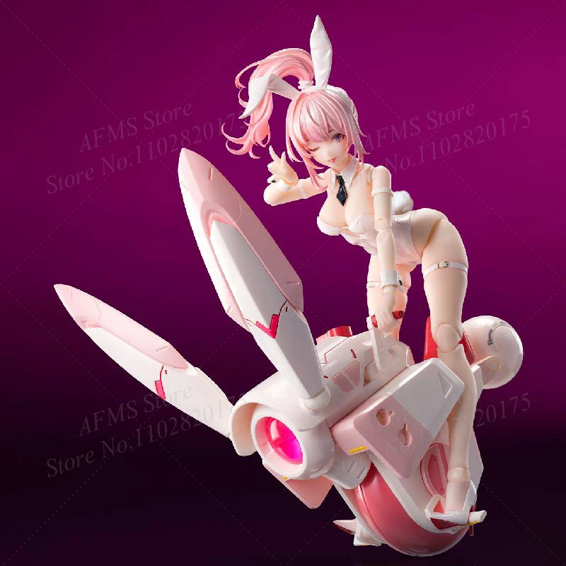 Snail Shell 1/12 Scale Collectible Figure Aileen Mobile Suit Girl Kawaii Rabbit Girl 6Inch 6