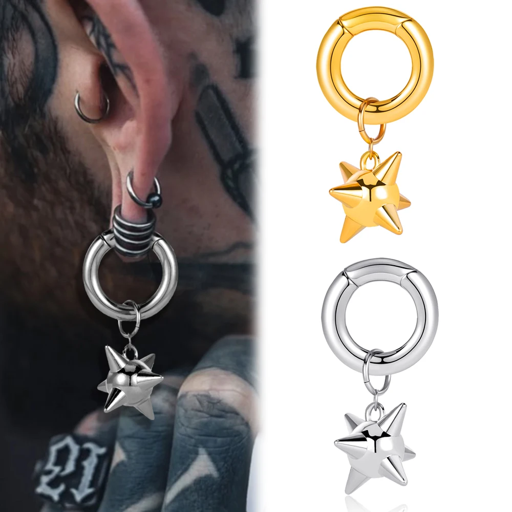 

Vanku 2PC New Surgical Steel Fashion Ear Weights for Stretched Ears, Ear Hangers Dangle Weighted Gauges Earrings for Women