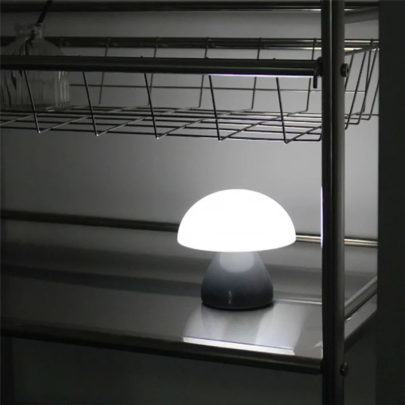 

ABKD Night Light Mushroom Light Clap Light Bedroom Bedside Light Bar Table Light Warm White Light Atmosphere Light