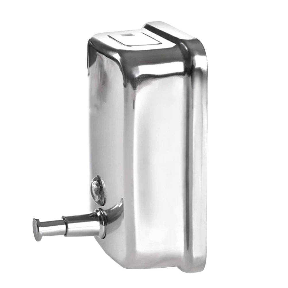 

Stainless Steel Wall Mounted Soap Dispenser Elegant Large Capacity Lotion Dispenser For Home Hotel Bathroom