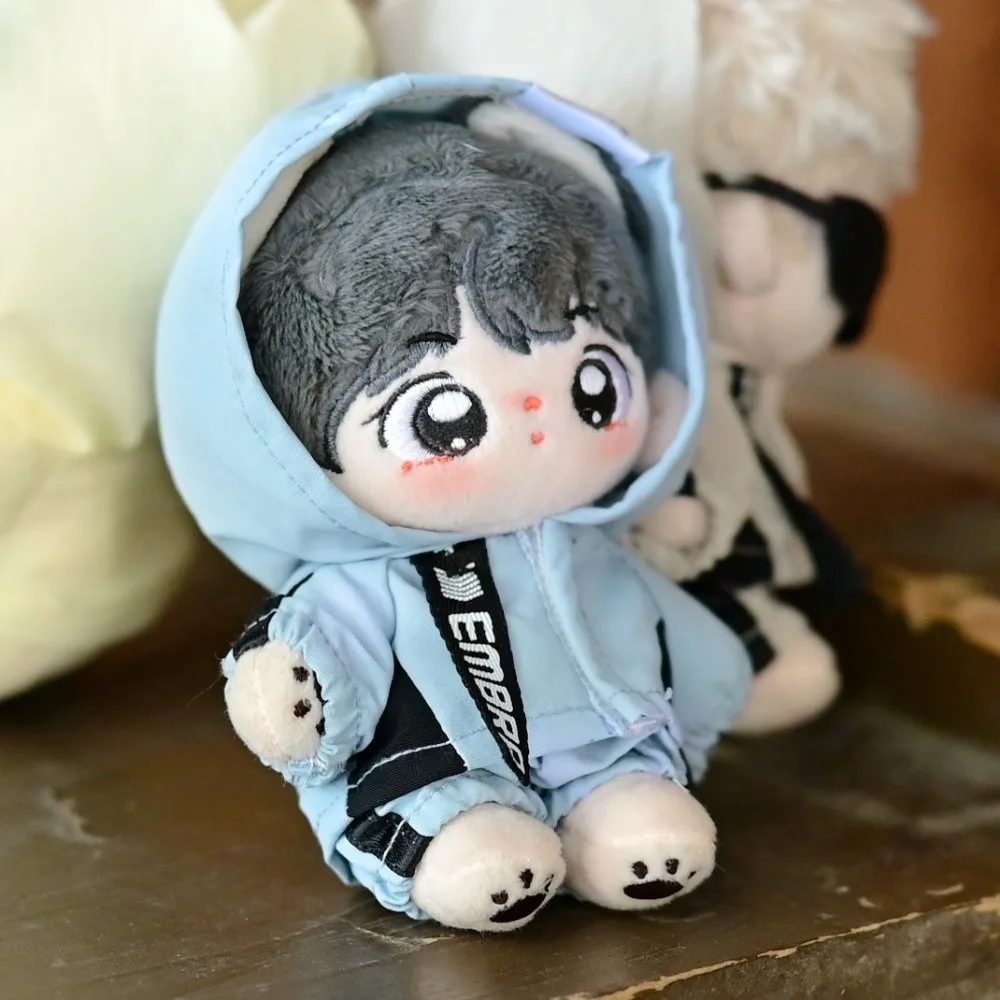 

Outdoor Jackets 20cm Cotton Doll Clothes Coat Dress Up Idol Doll Clothes Cool Sport Plush Doll Clothes Children's Gift