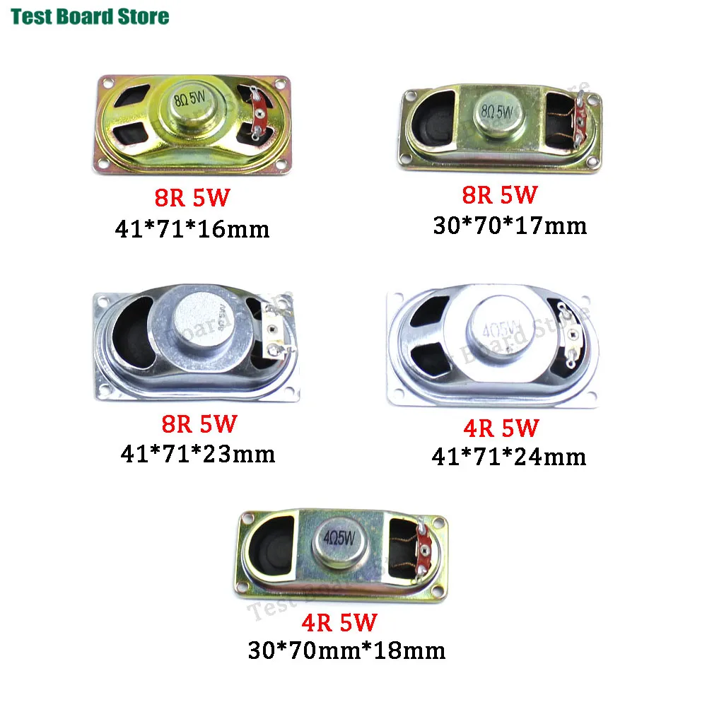 

1piece 4R/8R 5W speaker LCD TV speaker Horn 41x71MM 30x70MM speaker Diy Electronics