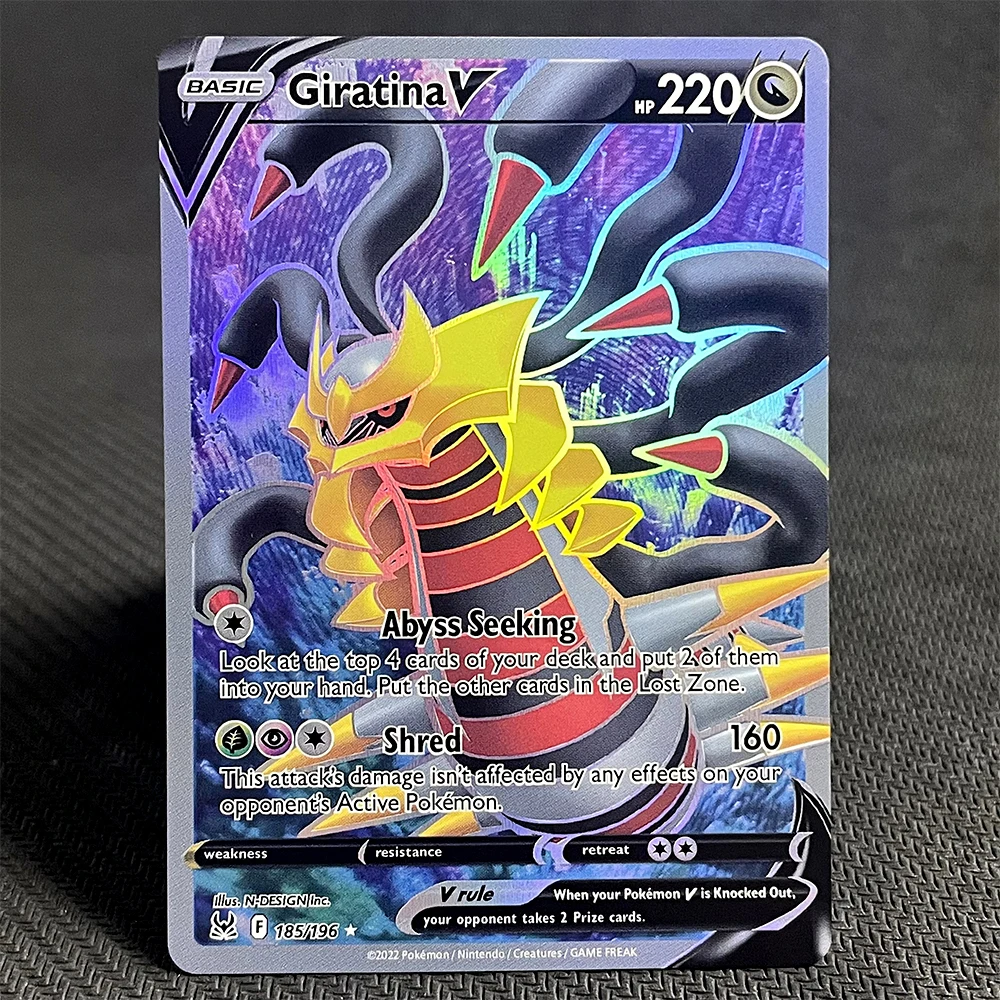 pokemon cards proxy V Series Blissey/Celebi/Garchomp/Entei/Giratin/Jolteon Rainbow pokémon Cards PKM Collectible Trading Game