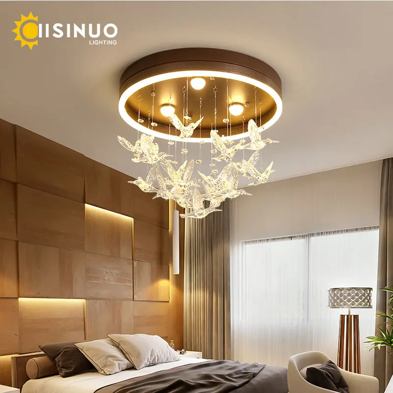 modern cartoon led teto lampada popular childrens room light criativo dancing girl chandelier for kids iluminacao decoracao de casa 01