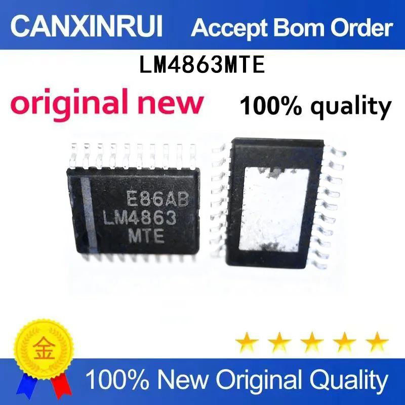 (5-100 Pieces) LM4863MTE LM4863 TSSOP20
