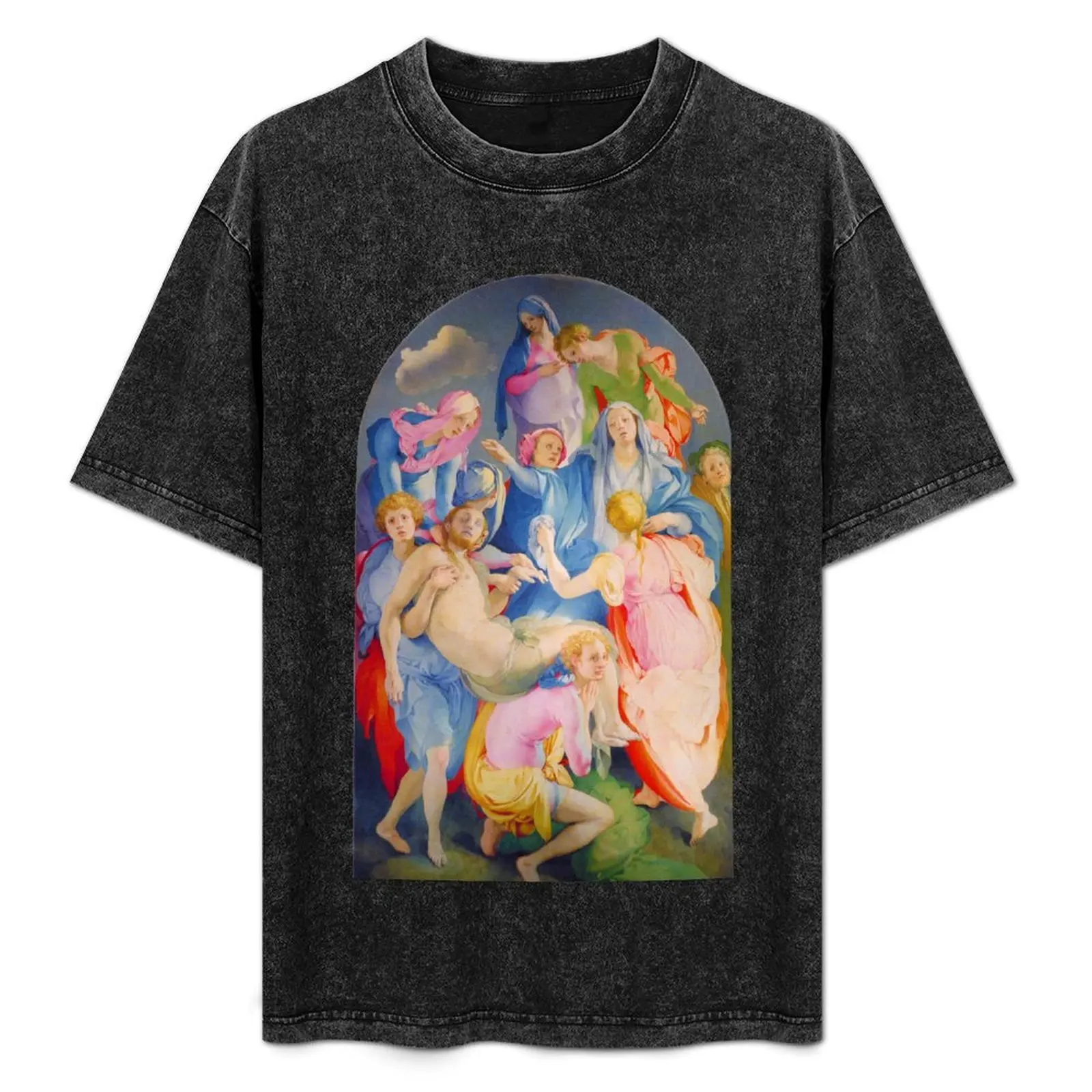 

Deposition of Jesus Christ by Jacopo Pontormo, Religious Renaissance Painting T-Shirt Holiday All Match T-Shirt