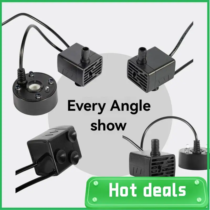 

A18Z-2-IN-1 USB 5 В водяной насос ультразвуковой распылитель туманообразователь фонтан пруд сад рокарий увлажнитель для аквариума