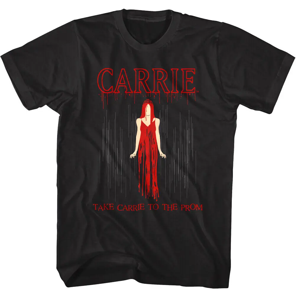 Take Carrie To Prom Men'S T Shirt Drip Possessed Horror Movie Film Stephen King