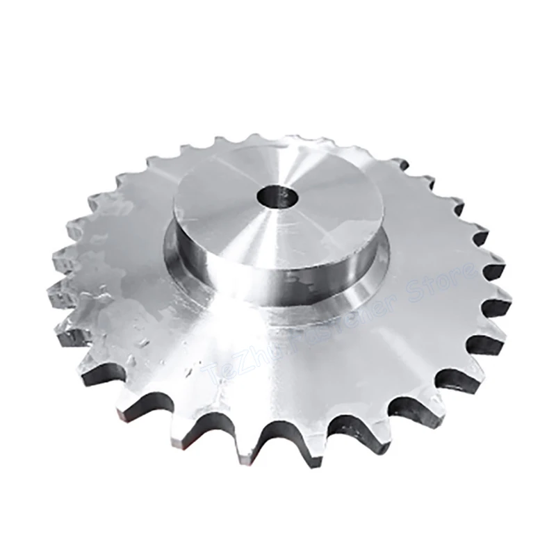 1pc 08B Sprocket Wheel 10/11/12/13/14/15/16/17/18/19/20/21/22/23/24/25 Teeth Chain Gear Industrial 304 Stainless for 08B Chain