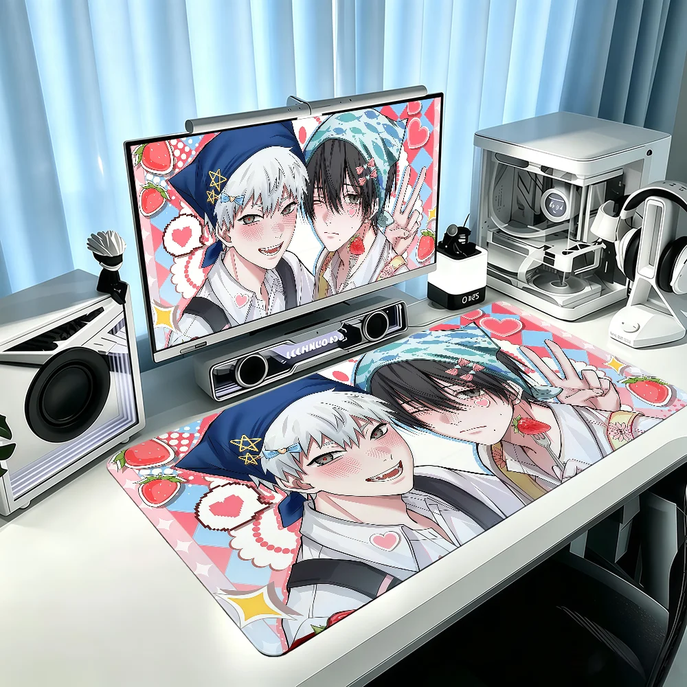 Anime The Summer Hikaru Died Mouse Pad Large Non-slip Lockedge Desktop Computer Desk Mat Keyboard MousePad Office Gamer Student