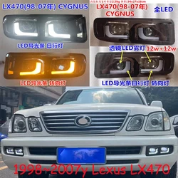 akcesoria samochodowe reflektor zderzaka do Lexus LX470 lampa przeciwmgielna LED 1998 ~ 2007y do Lexus LX470 reflektor dzienny