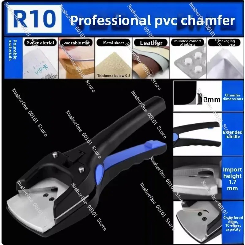 Heavy Duty Professional PVC Photo Chamfer Tool, R3 R5 R10 Round Corner Cutter Punch for ID Card Photo Trimming
