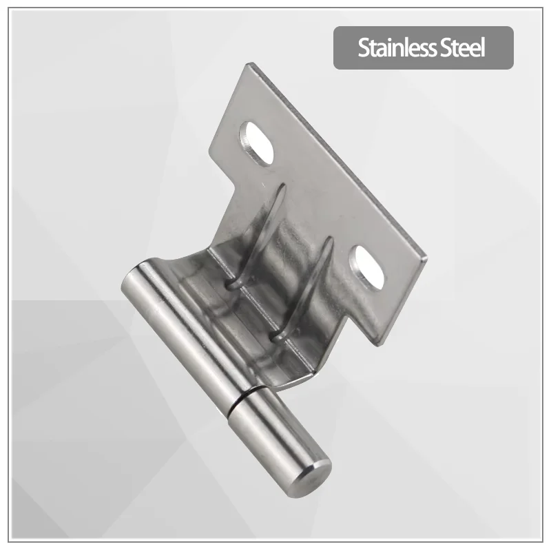 

Stainless Steel Curved Hinge Industrial Electrical Machinery Equipment Detachable Cabinet Door Hinge