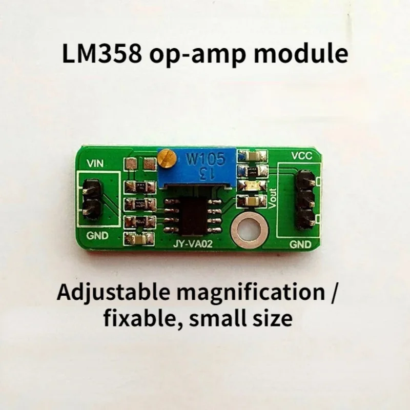 LM358 Weak Signal Acquisition DC Amplifier Module Multiplier Adjustable Analog Output