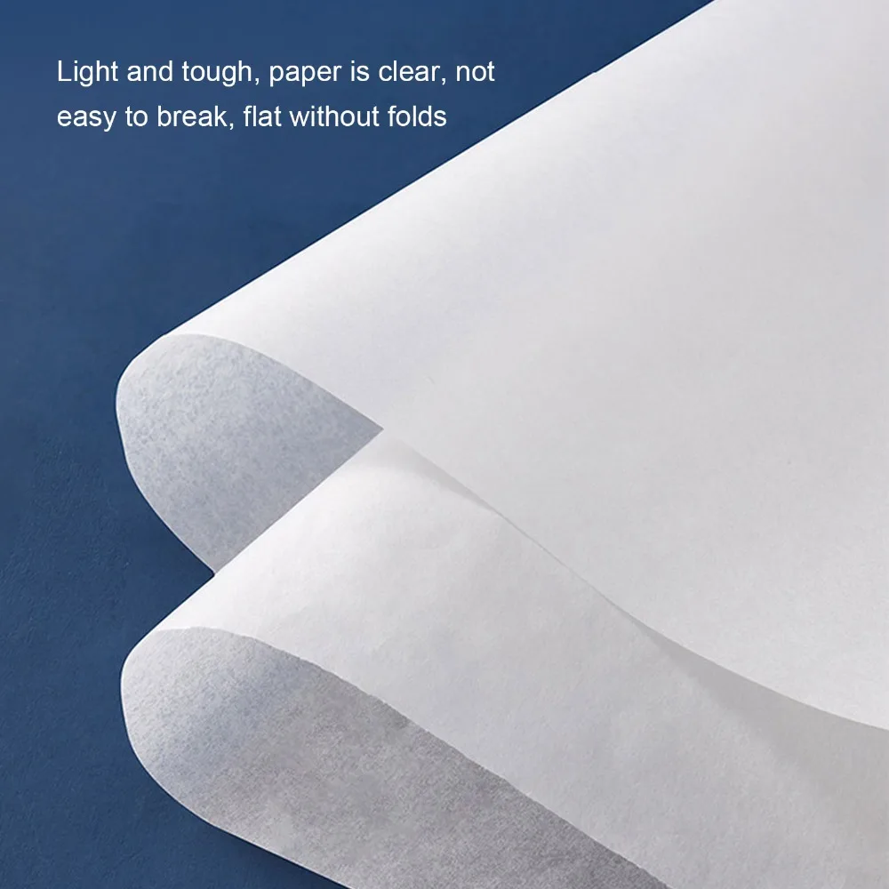 White Tracing Paper Roll 23m Smooth Transparency Pattern Paper Light Permeable Sewing Pattern Paper Pattern Copying