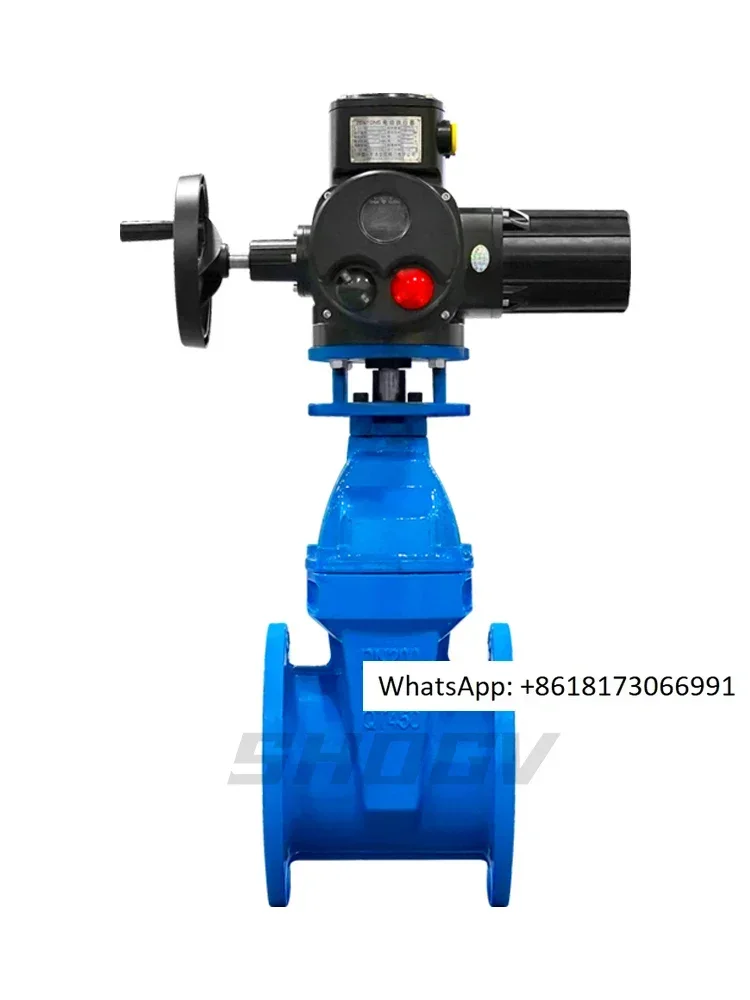 Explosion proof electric gate valve flange concealed stem sewage remote adjustment elastic seat seal soft seal Z945X-16