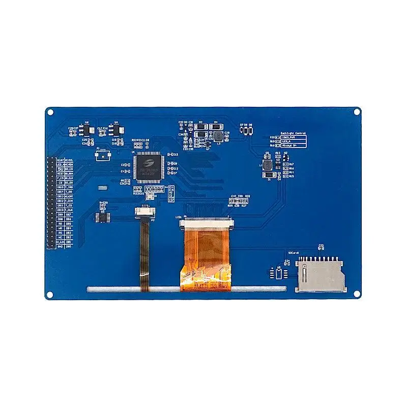 Imagem -05 - Paralelo Tft Lcd Module Display Screen Painel de Toque Capacitivo Resistivo Chip Gt911 Xpt2046 800x480 480x272 50 Polegadas 43 Polegadas