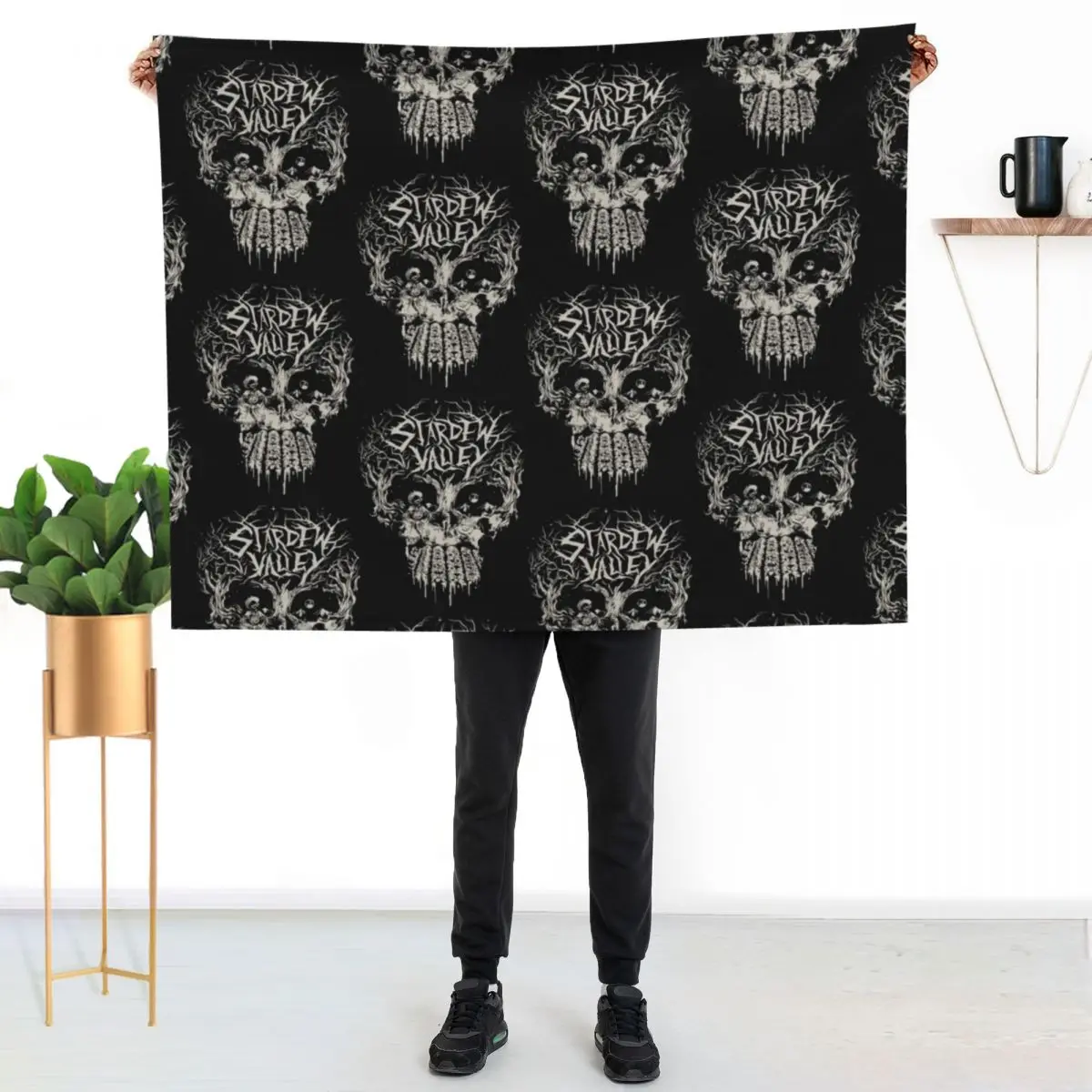 

Skull Stardew Valley Throw Blanket Air Conditioner Soft Blanket for Office Home