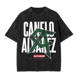 Canelo Alvarez No Boxing No Life T Shirt Summer Y2K Retro T Shirts 2024 Casual Leisure Tshirt For Men Short Sleeves Pattern Tees