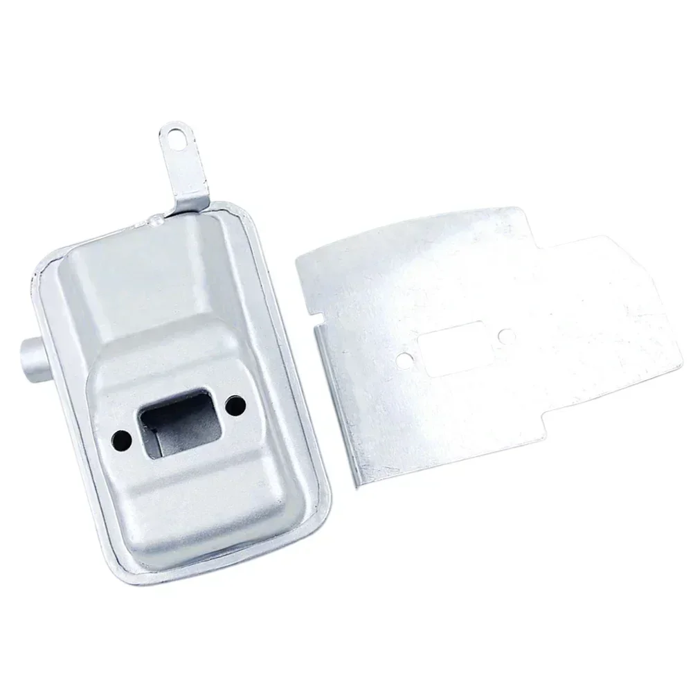 Replacement Heat Shield Deflector Muffler Kit for Zenoah G45L G35L BC3410 BC4310 Brushcutter Trimmer Metal Material