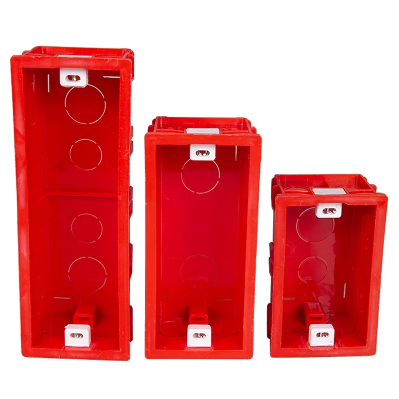 118 Type Wire Junction Boxes For Switch Socket Panel Concealed Box 2 , 3 , 4 Positions