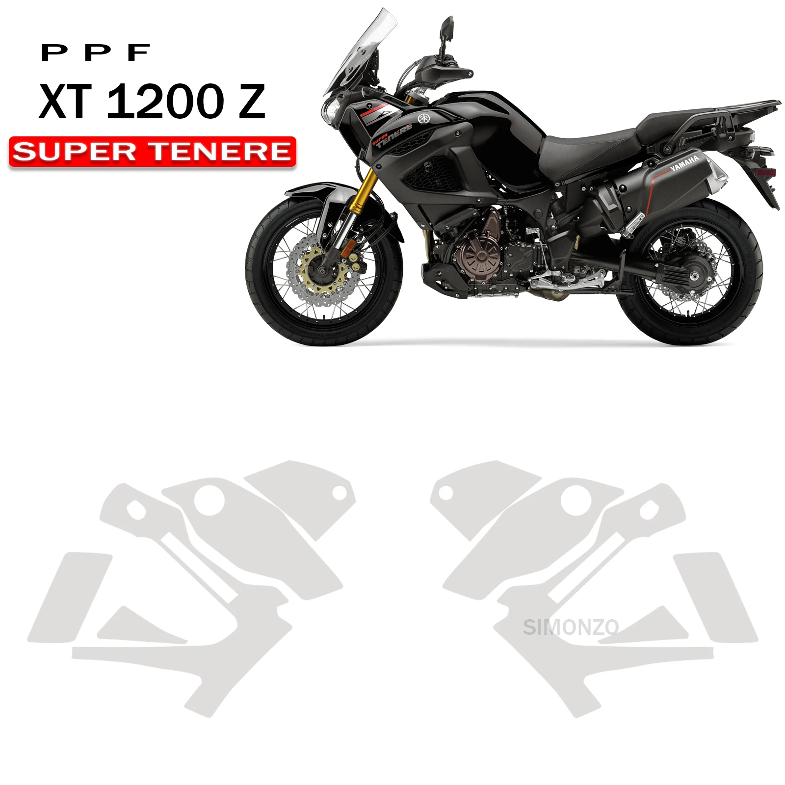 

Защитная пленка от царапин для мотоцикла YAMAHA XT 1200 Z SUPER TENERE PPF XT 1200Z