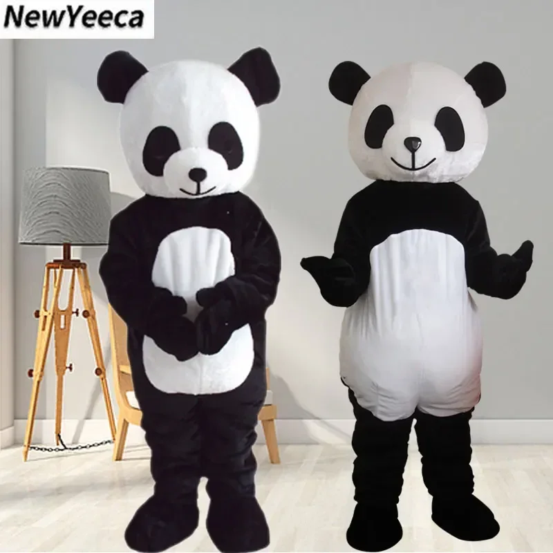 Nowy kostium maskotka Panda Street Cute Little Panda Bear Adult Anime Character Dress Up Funny Funny Cosplay Suit MN11