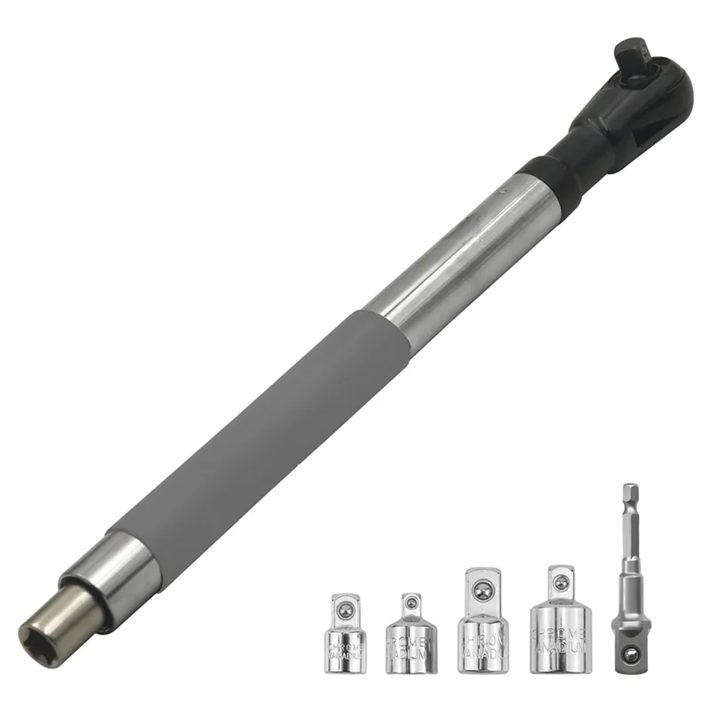 

B17B Cordless Electric Ratchet Wrench Automatic Extension Wrench Impact Wrench Extender Chain Drive Wrench Extender