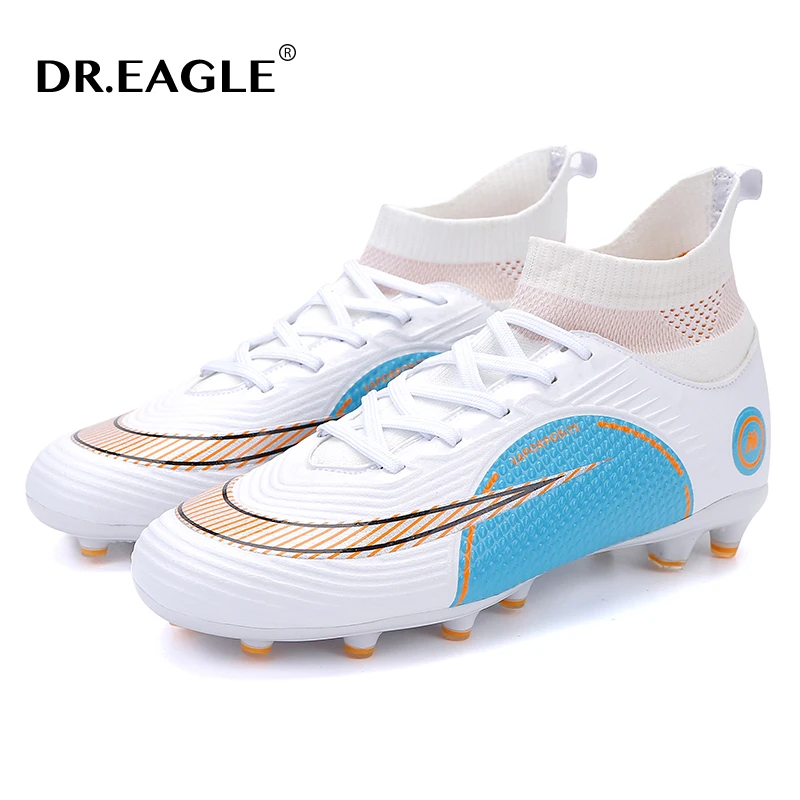 

DR.EAGLE Unisex AG/FG/TF Football Boots Men Women Soccer Shoes Adults Turf Anti-Slip Soccer Sneakers Breathable Futsal Footwear