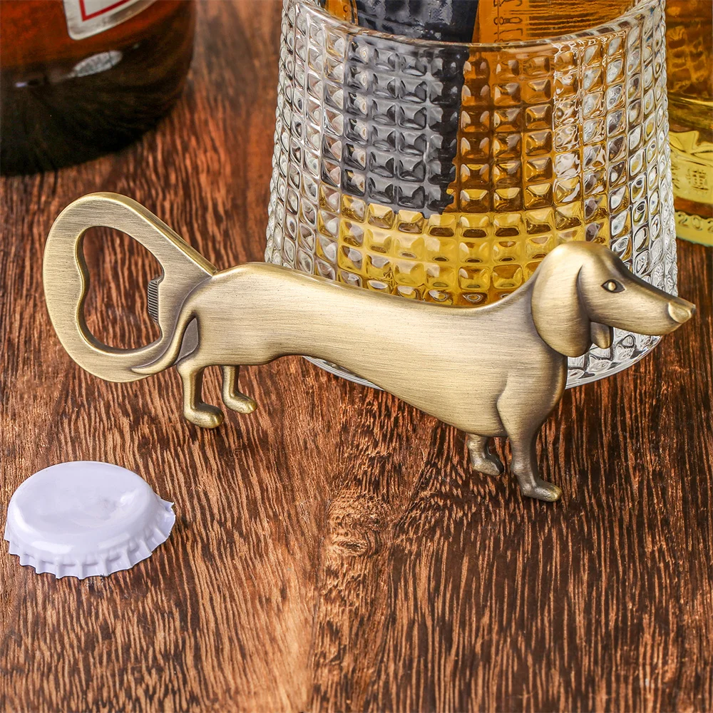 Dachshund Bottle Opener Beer Gifts for Men Women Sausage Dog Lovers Bar Accessory Gadgets Beer Drink Bottle Openers