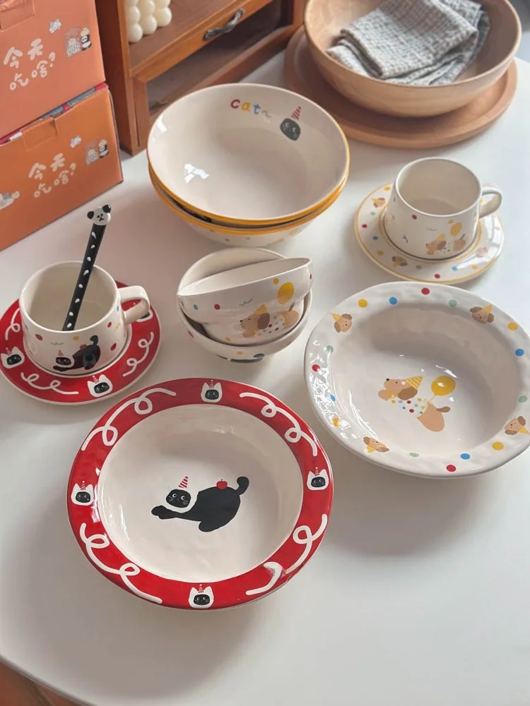 Cute Dog Cerc Plate… - image