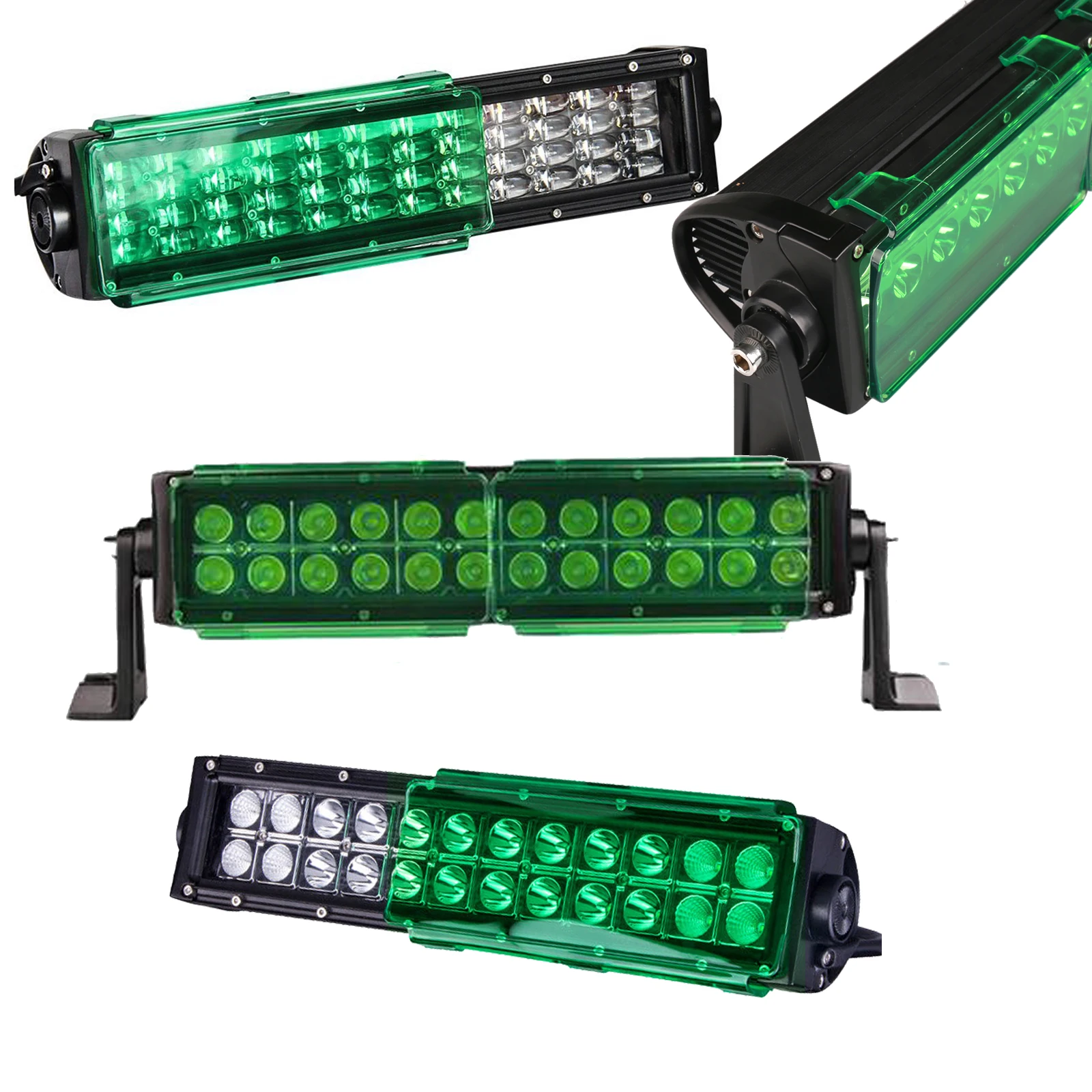 Led Light Bar Green Lens Cover Shell for 3\