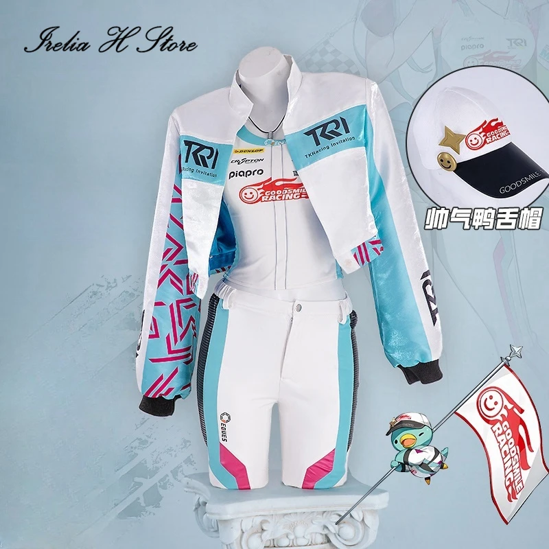 Irelia H Anime 2024 Sexy Racing Suit Cosplay Costume Halloween Costumes Female