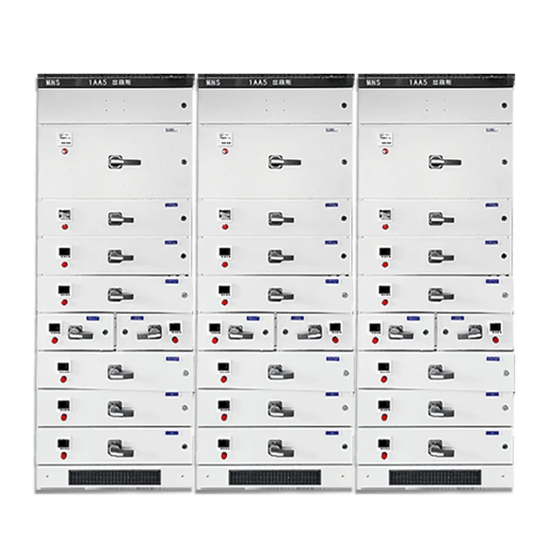 Factory Custom MNS Low Voltage Withdrawable Switchgear Distribution Box IP30/IP40 Industrial Power Supply System