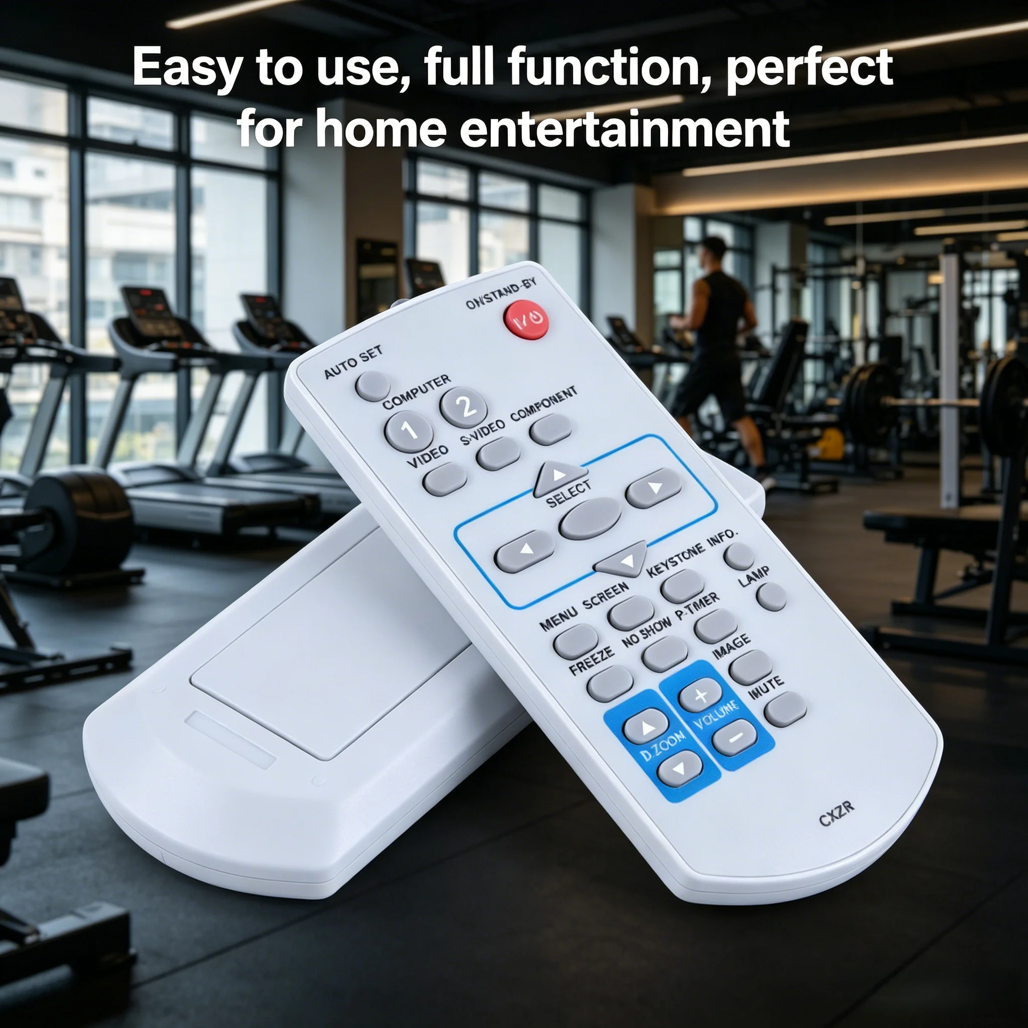 

CXZR Replacement Projector Remote Control Fit for Sanyo PLC-WK2500 PLC-XC56 PLC-XD2200 PLC-XD2600 PLC-XK2200 PLC-XR201 PLC-XR251