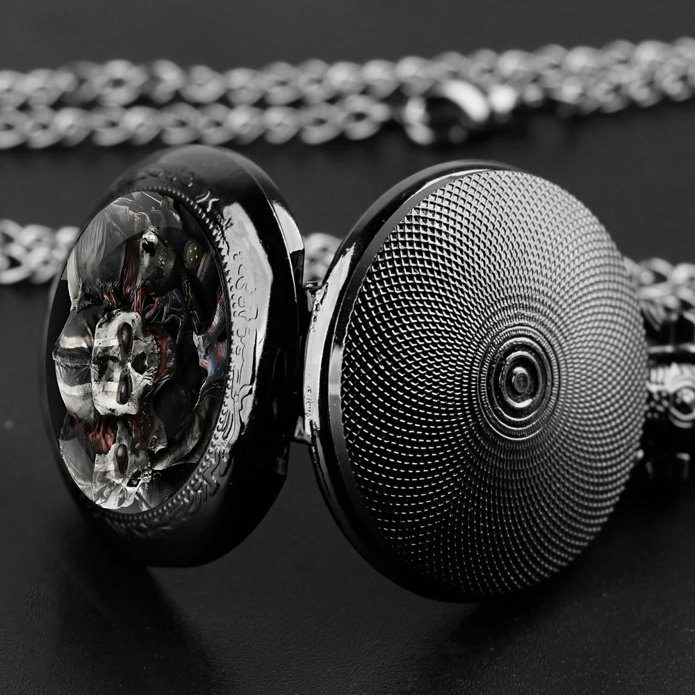 قلادة ساعة الجيب الكلاسيكية من Call of Duty Ghosts - هدية فريدة للاعبين للرجال والنساء