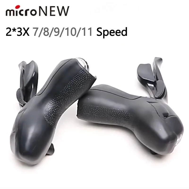 

Road dual control hand change 2s /3s*7 8 9 10 11 Speed brake handle suitable for Shimano and microNEW Transmission Bicycle parts