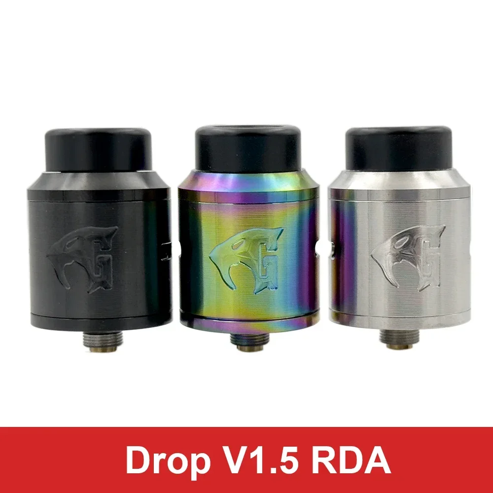 

RunVape Goon 528 V1.5 RDA 24 мм с каучуковым наконечником 810, Атомайзеры, изолирующий резервуар