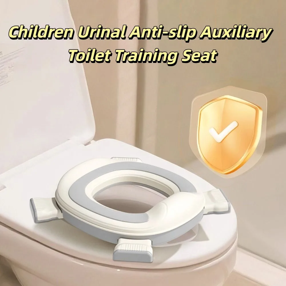 مقعد مرحاض للأطفال قابل للطي سهل الغسل ومضاد للانزلاق مقعد مرحاض للأطفال للتدريب المنزلي المساعد للأطفال #4