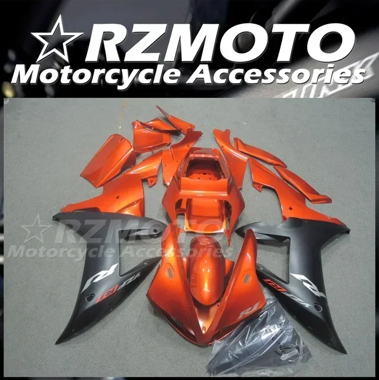 

4Gifts New ABS Whole Motorcycle Fairings Kit Fit For YAMAHA YZF-R1 2002 2003 02 03 Bodywork Set Orange Black