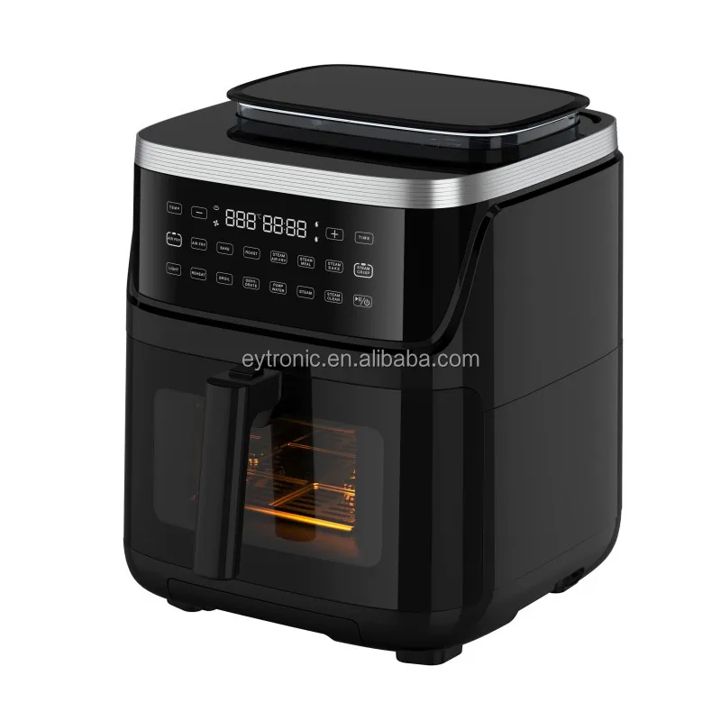 

2026 New Model Multi-functionalMultifunction Restaurant Compact Touch Screen Display 7 Litres Air Cooker Steam Air Fryer Digital