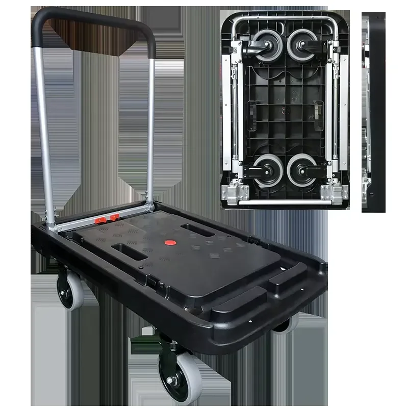 Aluminum Hand Carts & Trolleys Hand Trolly Tools Carton Box Special Transportation Luggage Factory Price Foldable 250kg