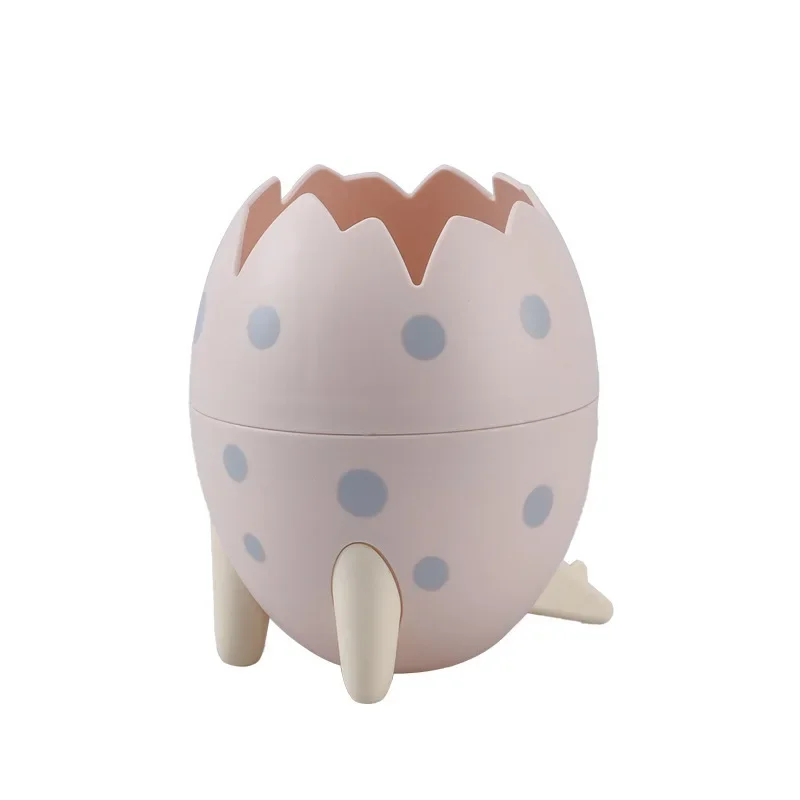 Mini Desktop Dinosaur Egg Trash Shaped Can Home Car Storage Bucket Accessories Garbage Bin Nordic Style Living Room Office Tools