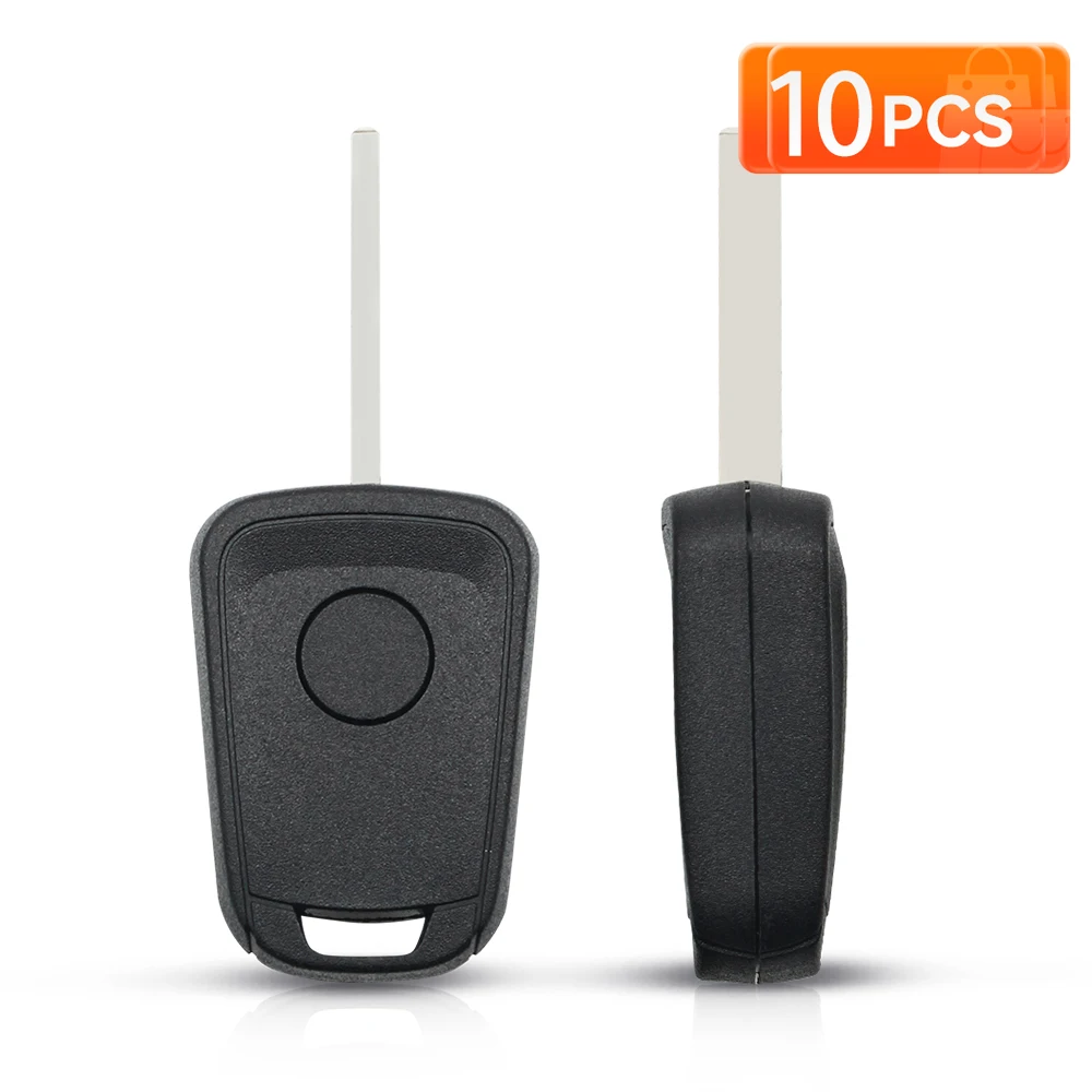 

KEYYOU 10PCS Transponder Car Key Shell For Chevrolet AVEO Vauxhall Opel Camaro Cruze Equinox Impala Malibu Sonic Fob Case