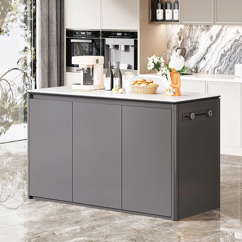 Kitchen Island Baking Table - خزانة جزيرة المطبخ، طاولة مادة فاخرة
